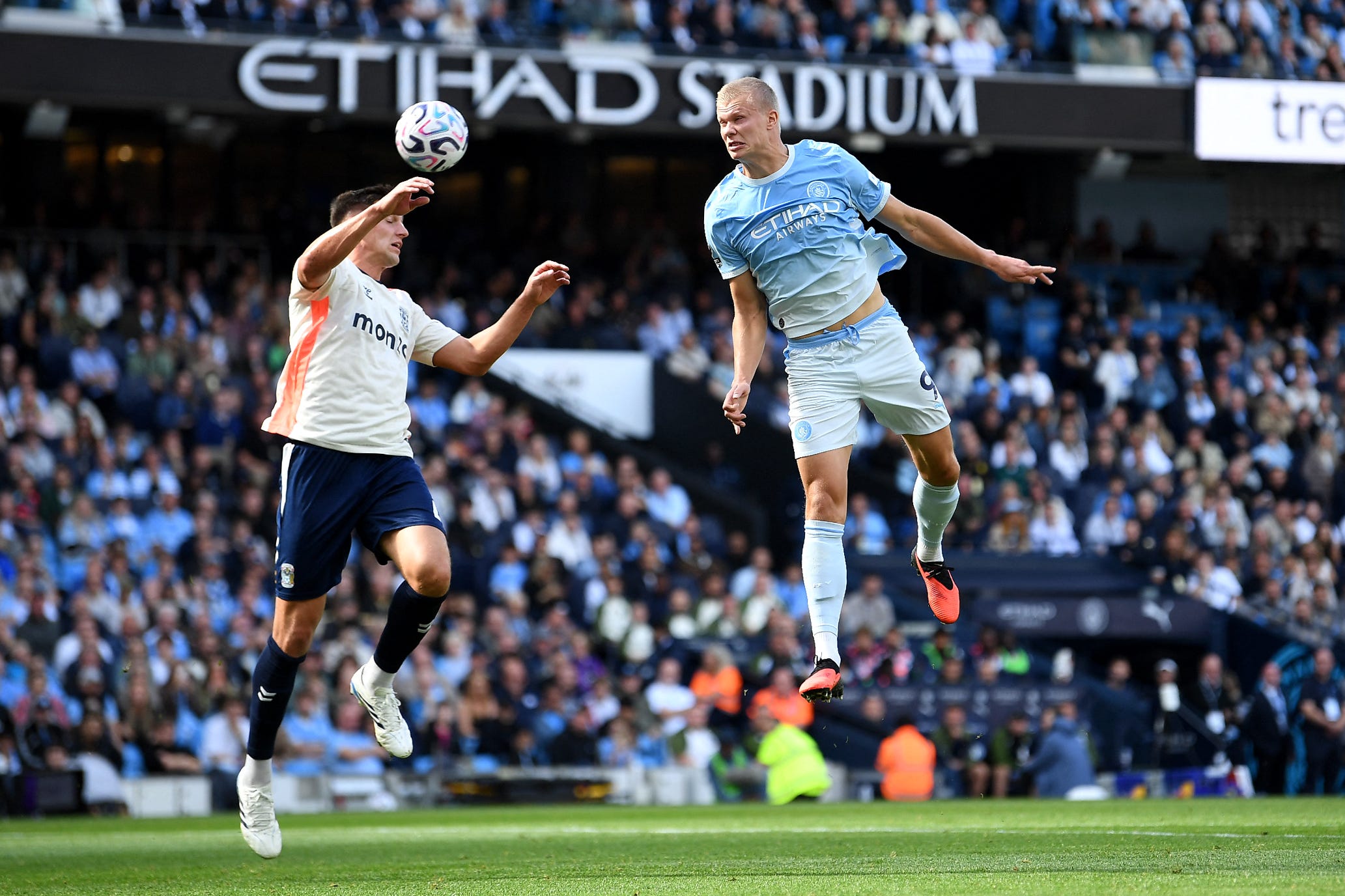 Haaland Shaves His Head, Keeps Scoring Anyway, as Man City Grind Past Coventry