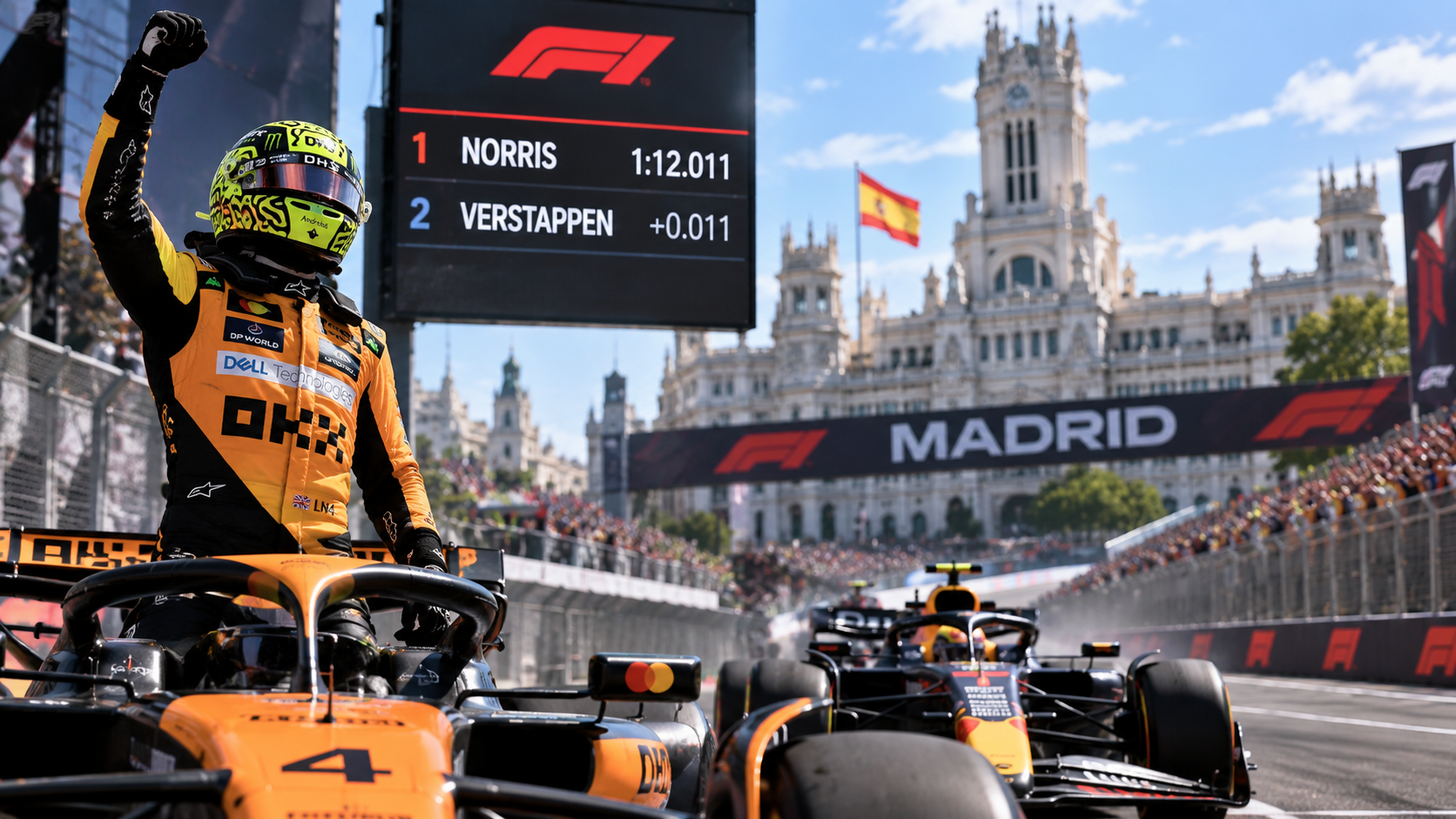 Norris Steals Pole by Just 0.011 Seconds as F1 Makes History in Madrid Today