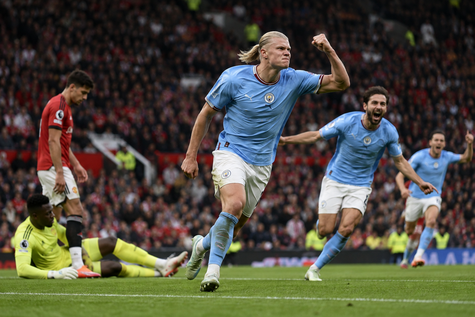 Down to Ten Men, Manchester City Still Found a Way to Win at Old Trafford