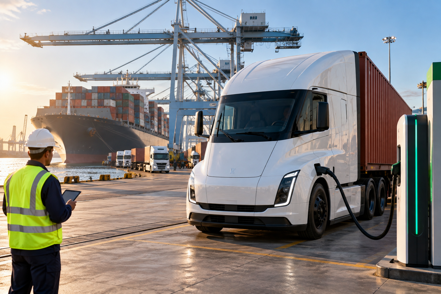 One of America's Busiest Ports Will Now Pay Truckers Up to $230,000 to Go Electric