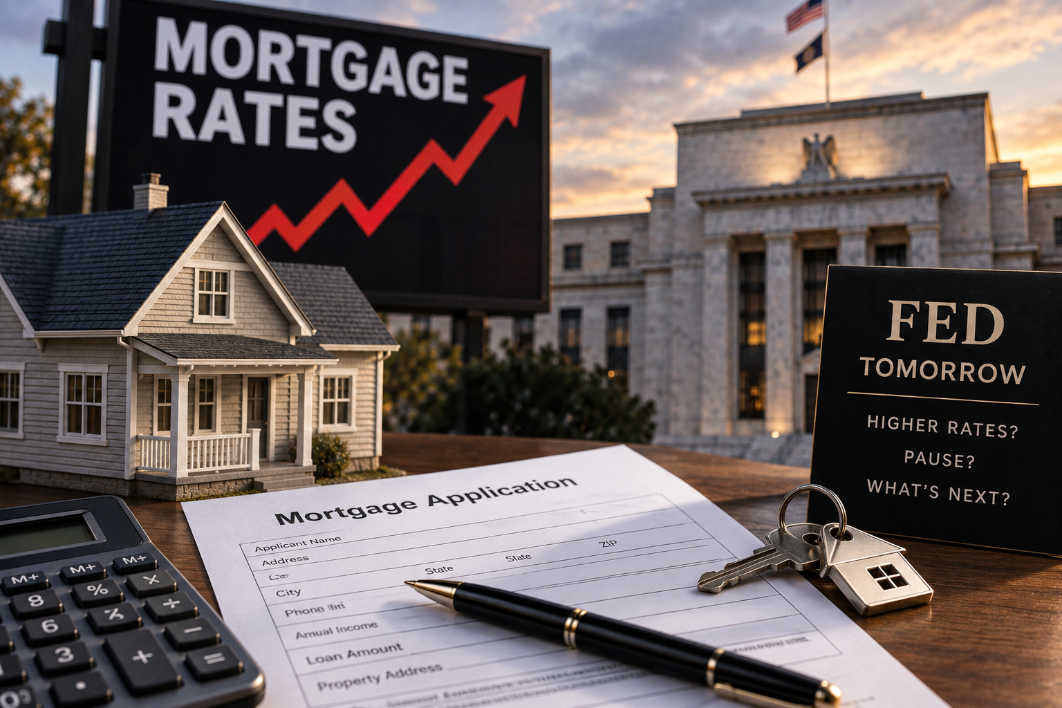 Mortgage Rates Hit a One-Year High, With Tomorrow's Fed Decision About to Decide What Comes Next