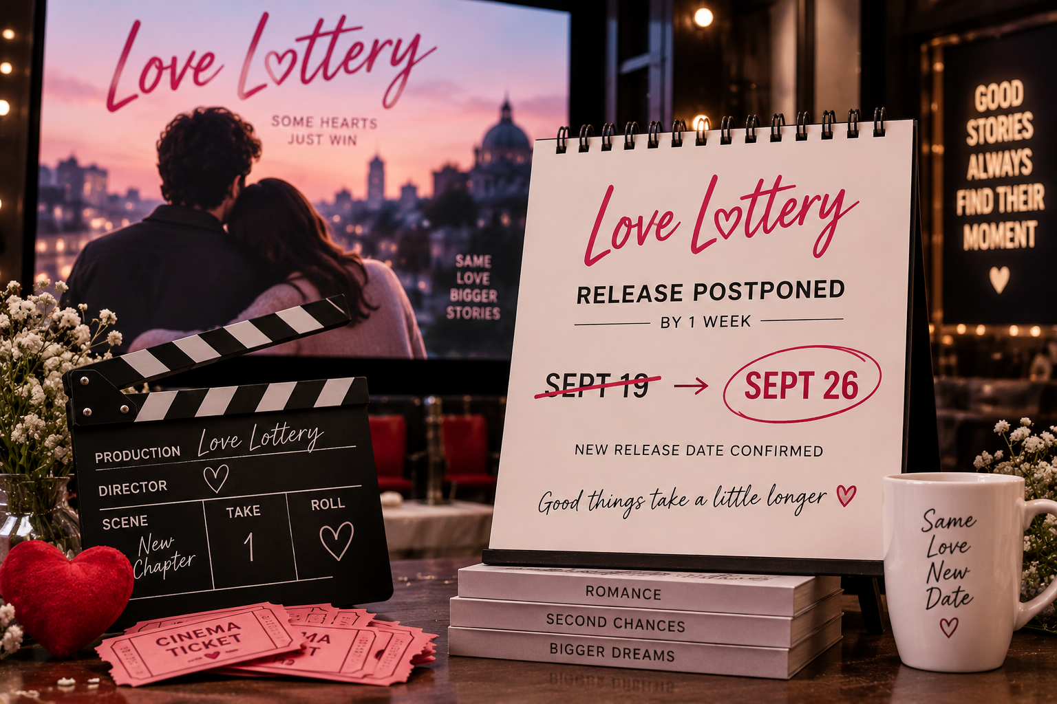 "Love Lottery" Pushed Back a Week — New Release Date Confirmed
