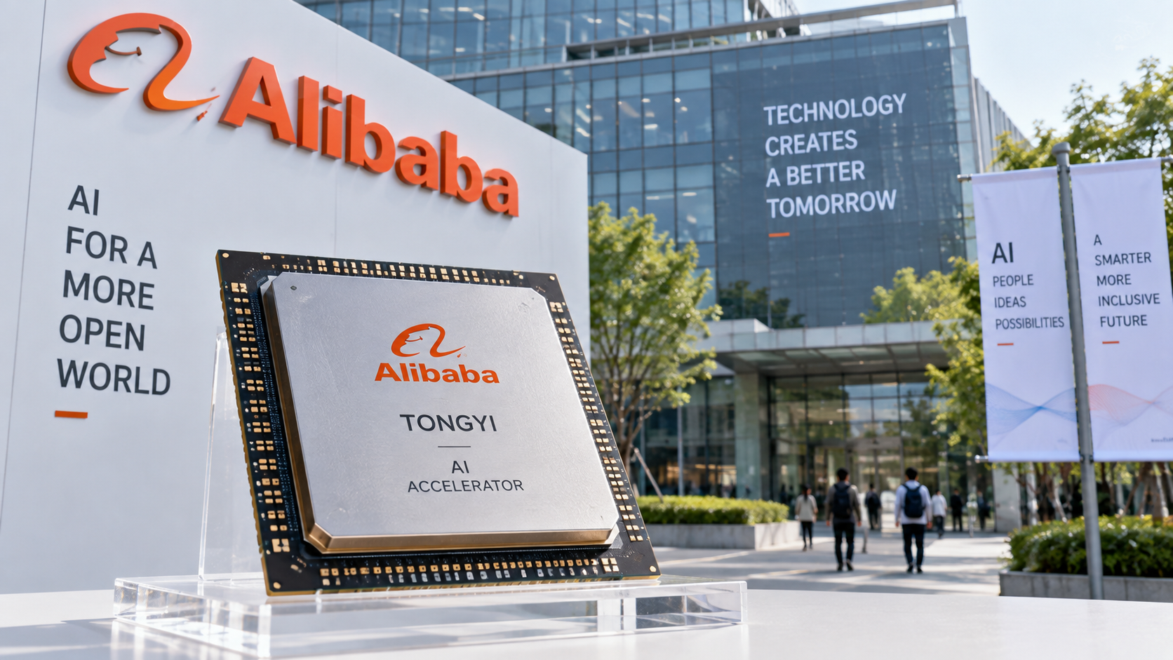 Alibaba Just Unveiled "China's Most Powerful AI Chip" — And a Plan to Train a Model 40 Times Bigger Than GPT-4